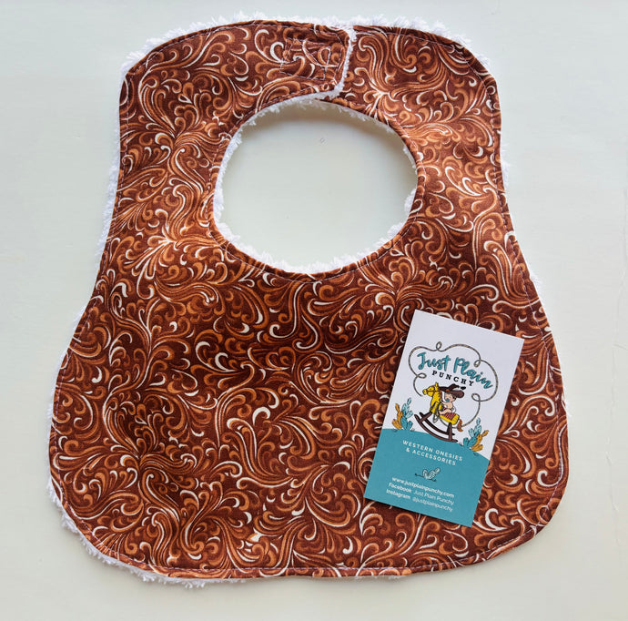 Western Scroll Bib