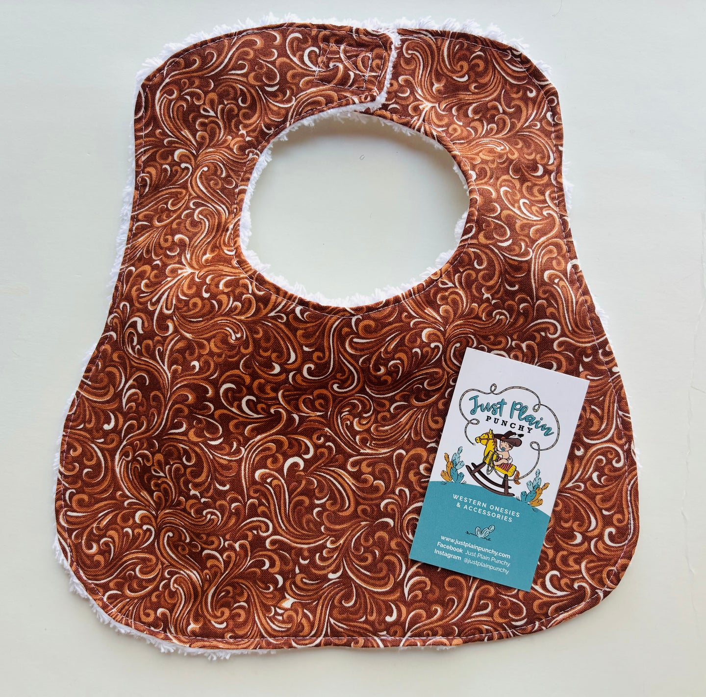 Western Scroll Bib