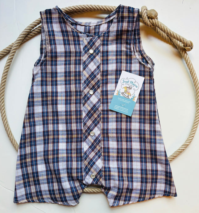Cowpoke Romper | size 6-9M