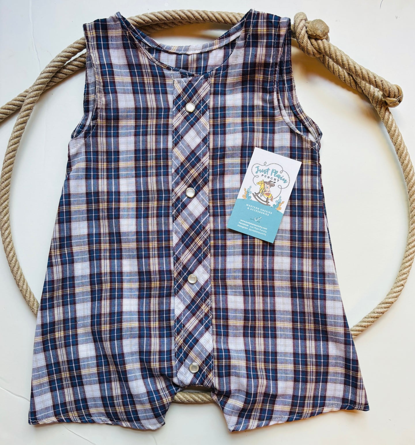 Cowpoke Romper | size 6-9M