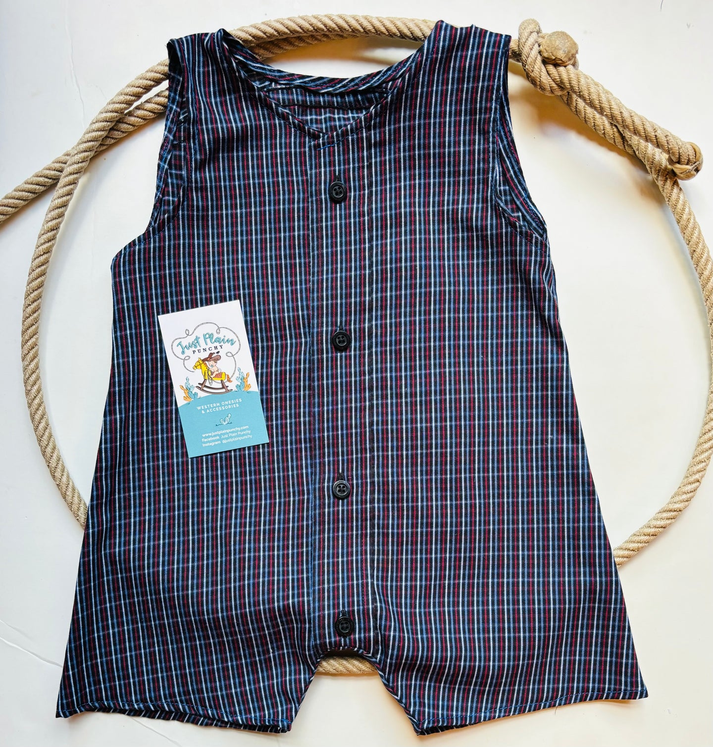 Lil’ Wrangler Romper | size 6-9M