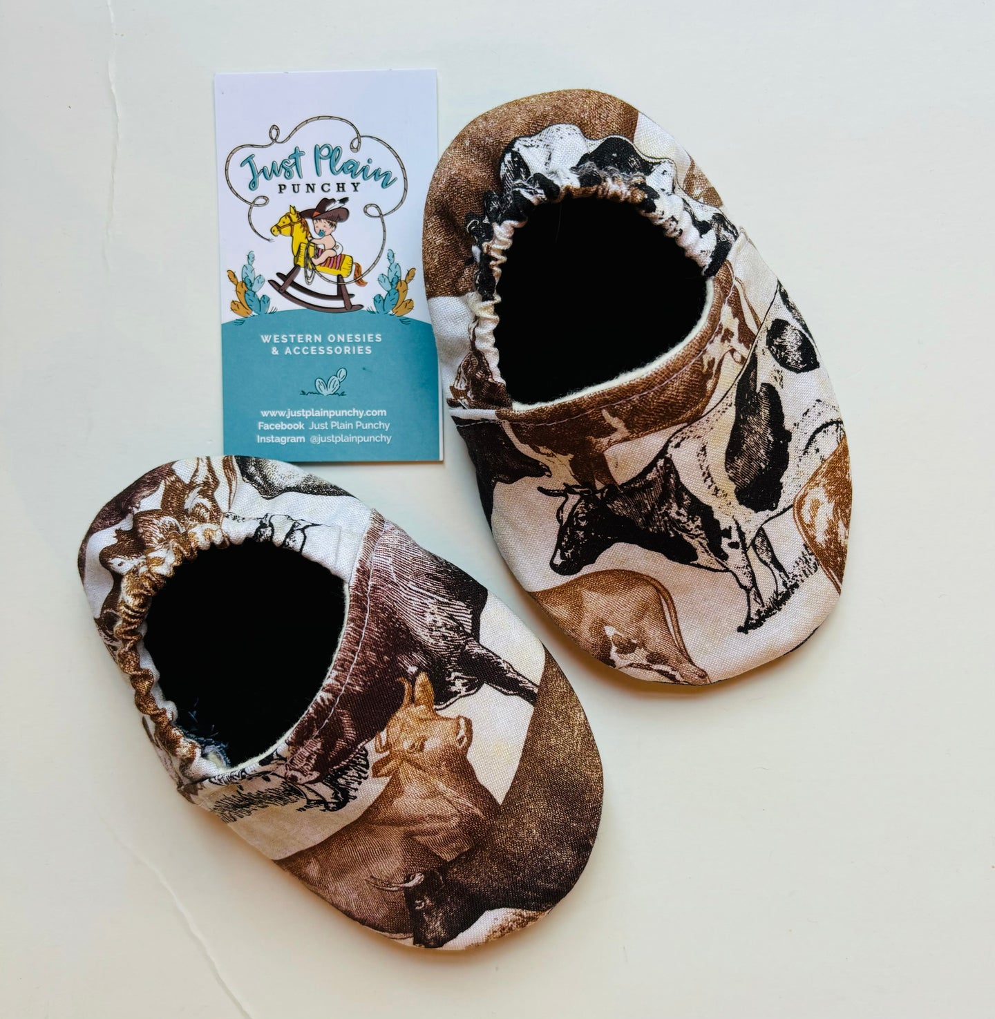 Cows Around | 6-12M Shoes