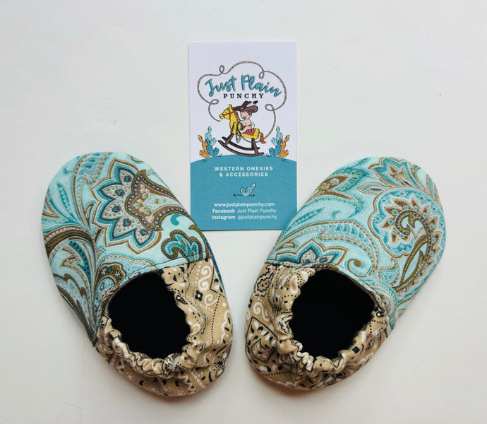Punchy in Paisley | 0-6M Shoes