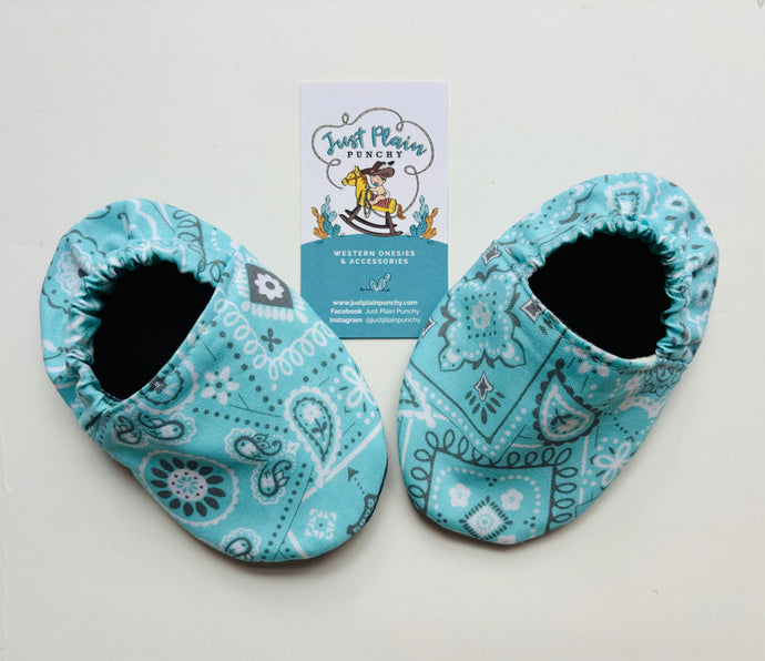 Teal Bandana | 6-12M Shoes