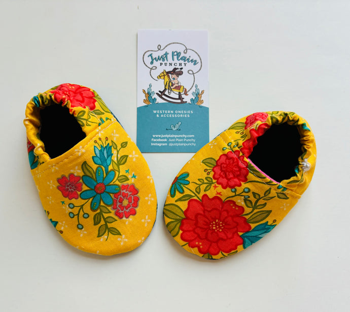 Vintage Floral | 0-6M Shoes