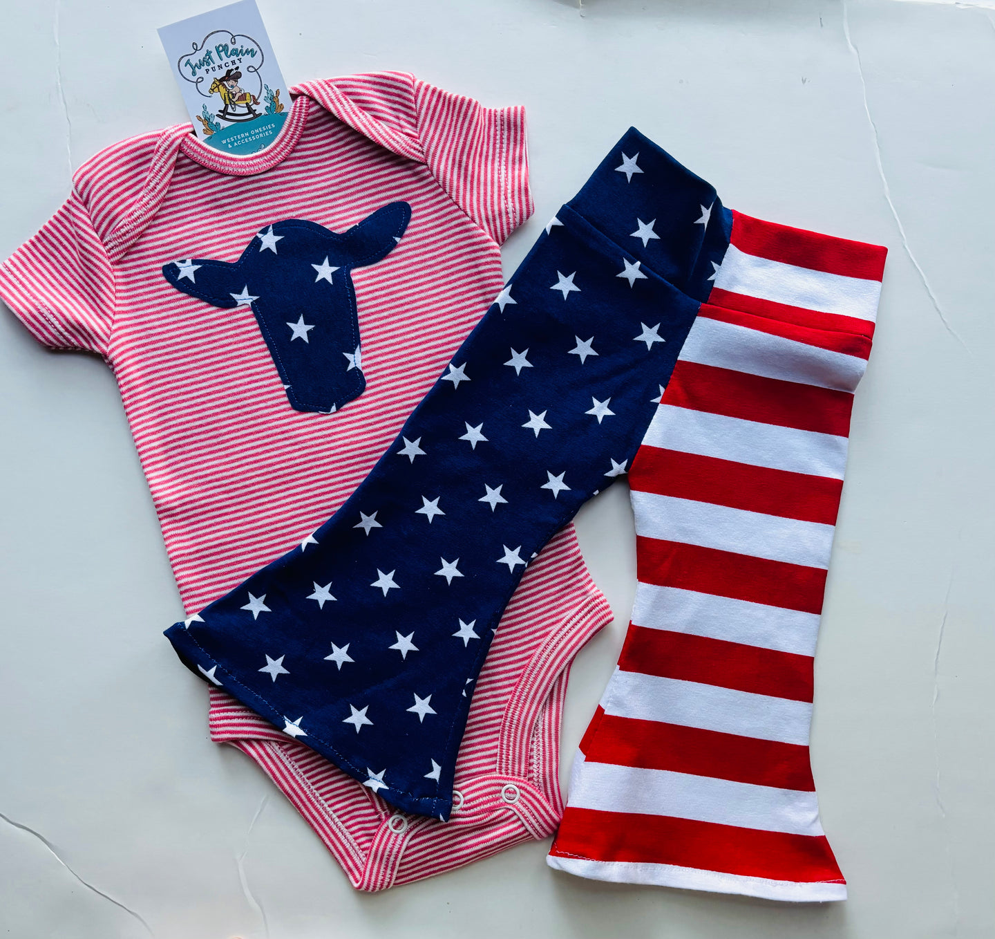 3M Cow Onesie + Bells SET