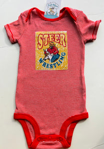 12M Steer Wrestling Onesie