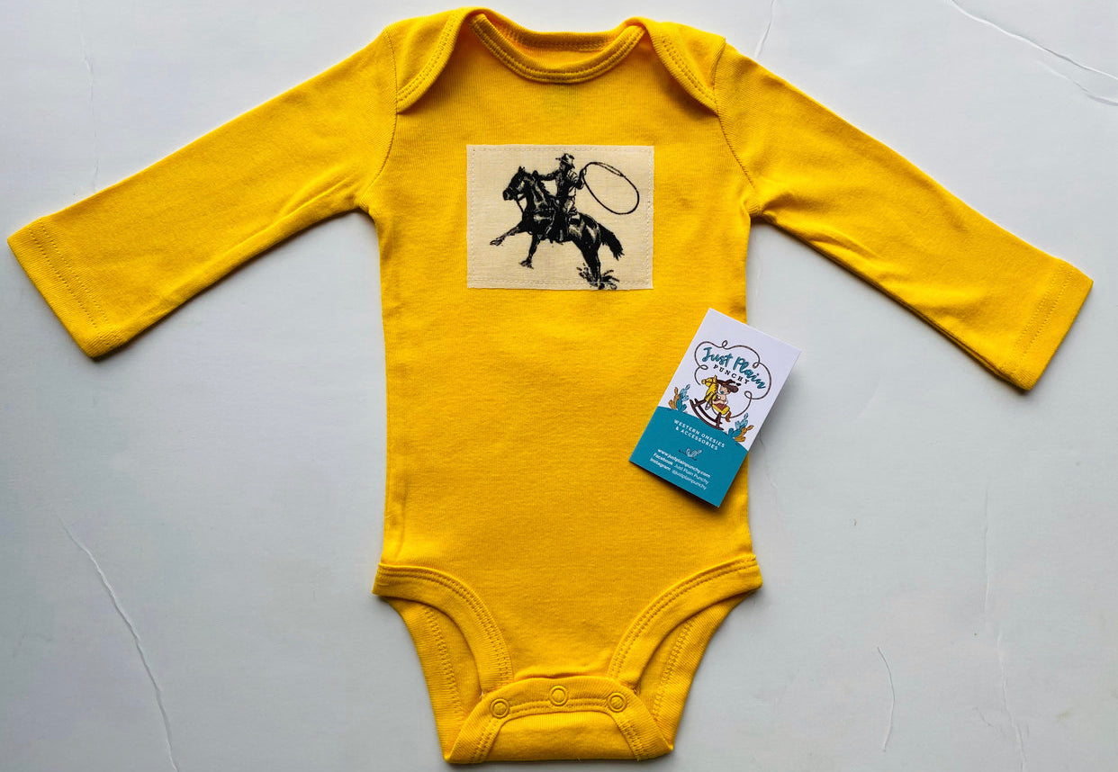 12M Long Sleeve Roper Onesie