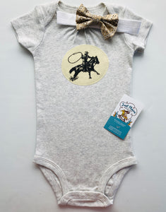 12M Rope HER Onesie with Headband & Bow